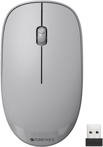 ZEBRONICS Haze Wireless Ambidextrous Optical Mouse Wireless Mouse, 1200DPI, Power Saving, Plug & Play Comfortable Use