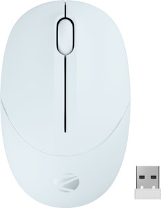 ZEBRONICS Panther Ambidextrous Optical Mouse 1600DPI, Silent Ergonomic, Power Saving Precision