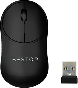 Bestor Glide 7 Wireless Mouse 2.4GHz with USB Nano Receiver 1000 DPI Optical Tracking Wireless Ergonomic Optical  Gaming Mouse