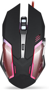 ENTWINO G5 Gaming Mouse, 6 Buttons, Braided Wire, USB Mouse for Laptop & Computer Wired Ambidextrous Optical  Gaming Mouse