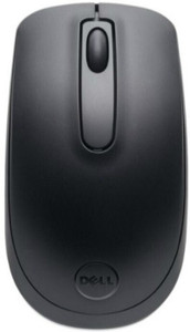 DELL WM118 Wireless Right Handed Optical Mouse 1000DPI, with USB Nano Receiver, Optical Tracking, Plug and Play, Ambidextrous  with Bluetooth
