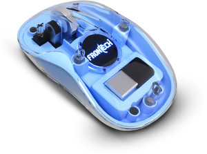 恕M Frontech Transparent Mouse | 4800DPI | Dual Receivers |300mAh