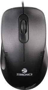 ZEBRONICS Power plus Wired Ambidextrous Optical Mouse