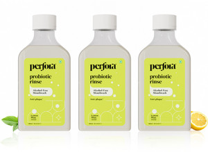 Perfora Probotic Alcohol Free Mouthwash-Mouth Freshener For Dental Hygiene and Freshness - Lemon, Mint