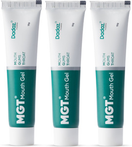 MGT Mouth Multipurpose Gel for Mouth, Gums & Throat Gum Tone & Bad Breath Remover - Pack of 3