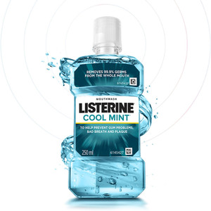 LISTERINE Cool Mint Mouth Wash 250ml - Image 6
