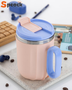 SPEACK Sip And Smile Plastic, Stainless Steel Coffee Mug