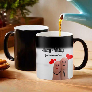 ME&YOU Birthday Gift for Girls, Sister, Friend, Husband, Happy Birthday Quoted Printed Ceramic Magic Ceramic Coffee Mug