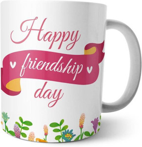 ME&YOU Gifts For Friends On Friendship Day;Best Friends Are Always Connected By Heart (IDuplicate36) Printed Ceramic Coffee Mug