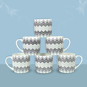 StarAndDaisy Coffee Set of 6 | Ceramic Bone China Cup to Gift to Best Friend Ceramic Coffee Mug