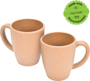 Eha Earth Friendly Classic Coffees | Made with Rice Husk | Unbreakable Biocomposite Coffee Mug