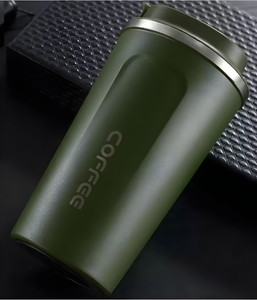 ओजरा Vacuum insulated travel coffee mug प्लास्टिक, स्टेनलेस स्टील मग