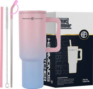 Hammonds Flycatcher BPA-Free Insulated Tumbler with Straw, Gym Bottle for Hot & Cold Beverages Water Stainless Steel Tumbler