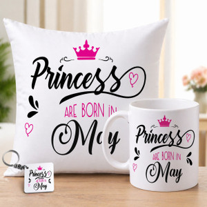 PrintingWorld Cushion, Cushion Cover, Mug, Keychain Gift Set