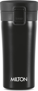 MILTON Thermosteel , 300 ml, Black | Hot & Cold | Soup Flask | Tea Stainless Steel Coffee Mug