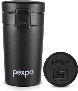 pexpo Cocoa Vacuum Insulated Hot & Cold Spill Proof Stainless Steel Coffee Mug