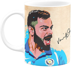 Convay Virat Kohli Quote Printed Ceramic Coffee 11oz Ceramic Coffee Mug