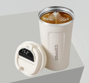 ओजरा Coffee mug with vacuum hot cold cupDouble Walled Traveling mug स्टेनलेस स्टील मग