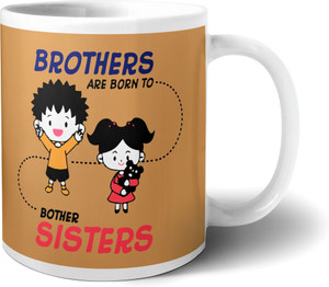 Phirki Studio Brother Bother Sisters Ceramic Coffee Mug