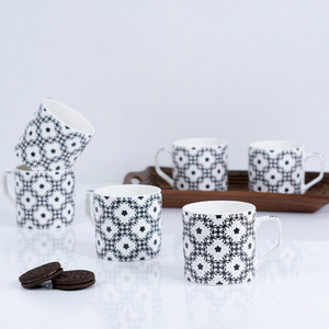 StarAndDaisy Coffee Set of 6 | Ceramic Tea Cup | Microwave & Dishwasher Safe Ceramic Coffee Mug