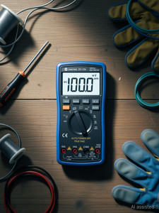 BABATOOLS DT-17N Digital Multimeter (Blue, 2000 Counts) - Image 1