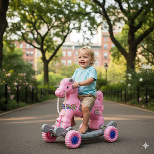 TOYPROFESSOR Kids First Rock & Rider Horse 1-3 years old toy