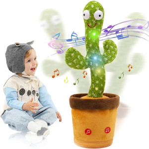 Sonpal Electronic Shake Dancing Cactus Toy with 60 English Songs & Recording Function