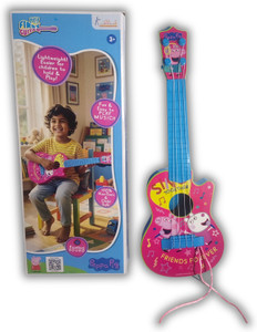 Kriiddaank Peppa Pig Guitar (Small) - Adjustable String Tensions, Fingerstyle Tab
