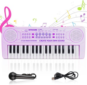 Parteet Keyboard Piano with 37 Keys for Kids, Musical Instrument Gift Toys, Keyboard