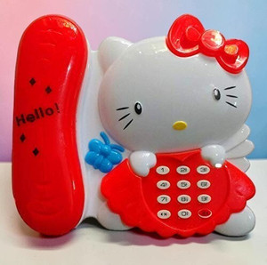 Maa Momai Toys Kitty Hello Musical Phone Toy for Kids