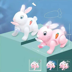 Order Rabbit Toy ShreeKarts Battery Operated Jumping Rabbit Toy with LED Lights for Kids ...