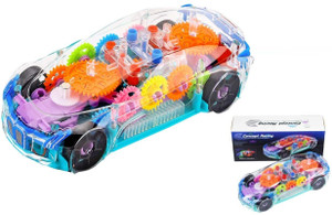 कम्मतेश्वरा Concept Gear Car for Kids with 3D Lights and Musical Sounds Effect