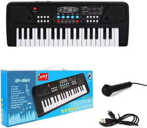 amisha gift gallery 37 Key Piano Keyboard Toy for Kids with Mic Dc Power Option Recording Charger not Included Best Birthday Gift for Boys and Girls 2019 Latest Model