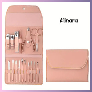 MINARA 16 In 1 Grooming, Manicure and Pedicure Kit Pink