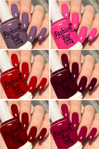 Fashion Bar Quick Drying Long Lasting High Shine Nail Polish For Women and Girl T737 Multicolor