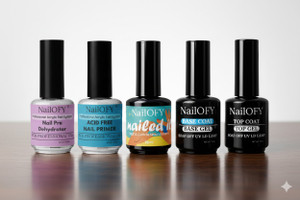 6skins Professional UV LED Gel Polish Set 5 Blue Pack of 5 - Image 6