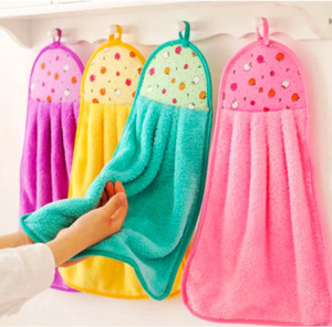 वर्नी ईकॉम Microfiber 300 GSM Hand Towel Set (Pack of 4) बहुरंगी नैपकिन