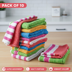 Cottonly High Absorbent Hand Towels, For Kitchen Uses Multicolor Cloth Napkins