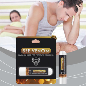 BEEBREATHE BeeVenom Nasal Inhaler Stick for Prostate Wellness Time Delay New Manual Nasal Aspirator