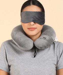 Zexsazone U Shape Neck Pillow travelling headrest, Multipurpose neck rest with Eye mask Neck Pillow