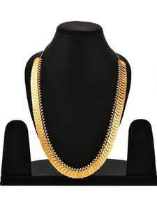 SUPERSHOP Temple Coin Necklace Chain Gold-plated Plated Metal Necklace Set