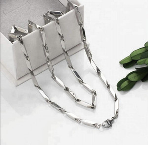 Devora latest stylish Classic Design link chain for mens and boys 800 Silver Plated Stainless Steel Chain