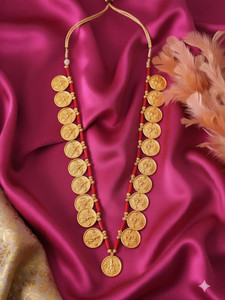Houseofjewls Coin Putali har Gold-plated Plated Alloy Necklace