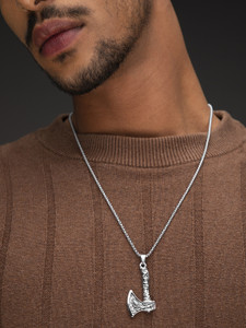 Roadster Silver Plated Alloy Chain