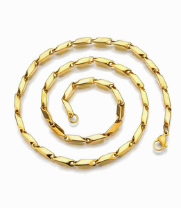 Minprice Italian Smooth Pure Stainless Steel Gold Neck Chain Sterling Silver Plated Alloy Chain