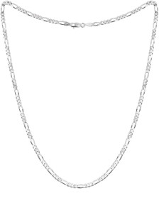 SILVERSHOPE FASHION 92.50 ORIGNAL CHAIN FLAT FIGRO CHAIN LINK CHAIN FOR MEN Silver, Sterling Silver Plated Silver Chain