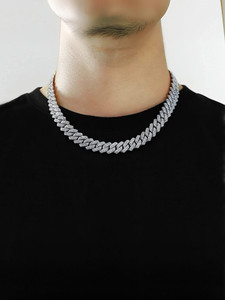 SAFISHA Silver Plated Alloy Chain