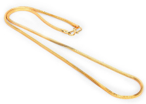AanyaCentric Thick and Heavy 25grams 28 inches Long Everyday Wear Gold-plated Plated Brass Chain