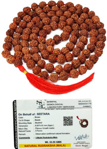Seetara Mala 108 +1 Beads Beads Rudraksha Chain