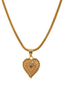 Weldecor 22ct Pendant for Women and girls (hk-apg-804) Gold-plated Plated Alloy Chain